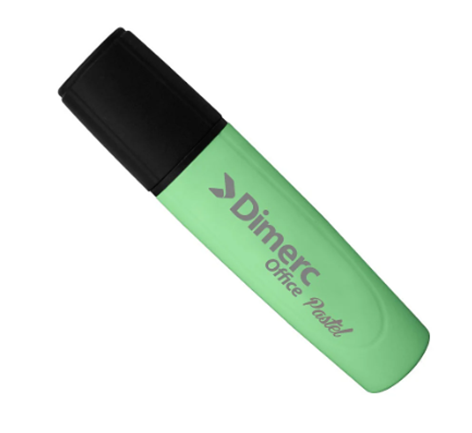 Destacador Escritorio Menta Pastel 1