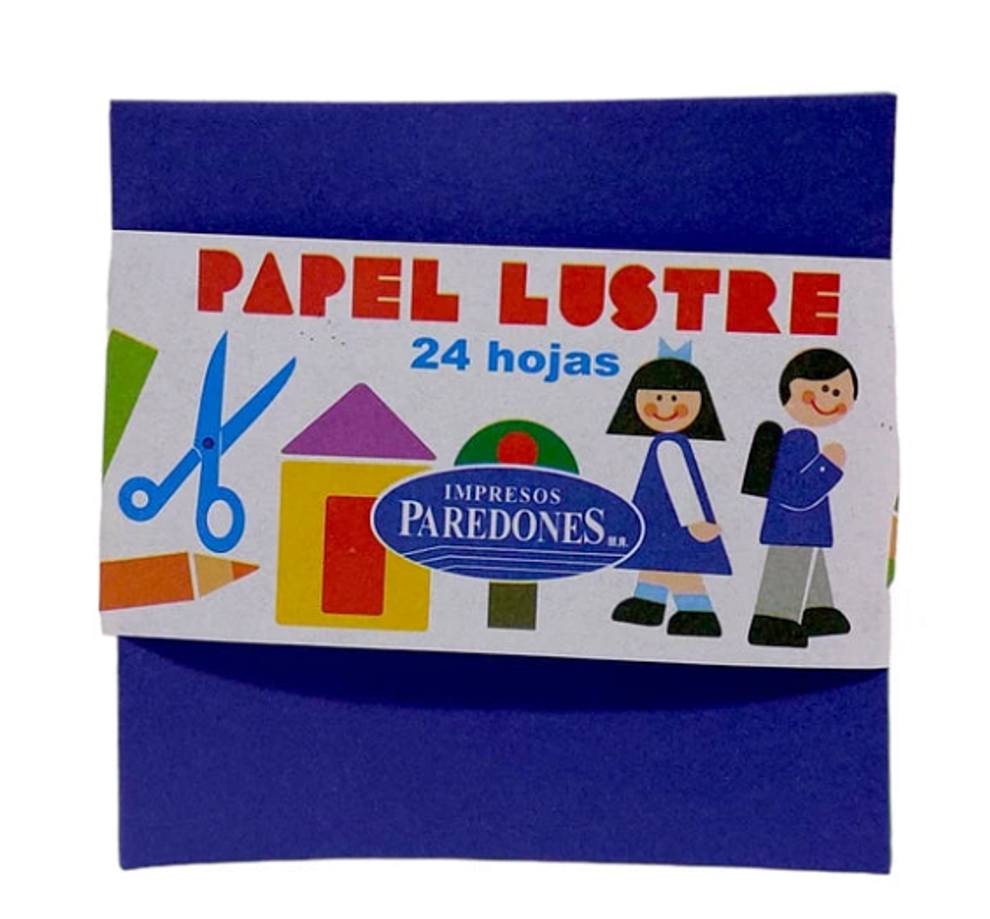 Fajo Papel Lustre 10x10cm 24Hjs Paredones 1