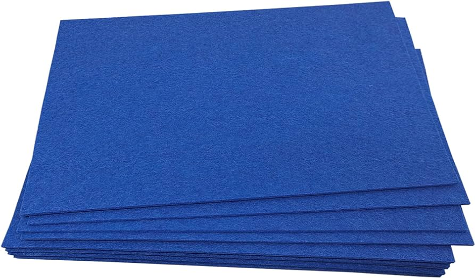 Hoja Papel Fieltro 20X30Cm Color Azul Uni 1