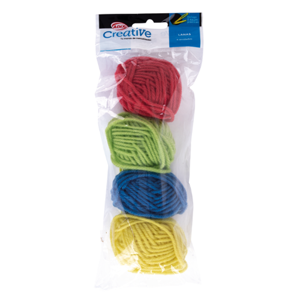 Lana 4u + Aguja Plástica 2u (006) CREATIVE 1