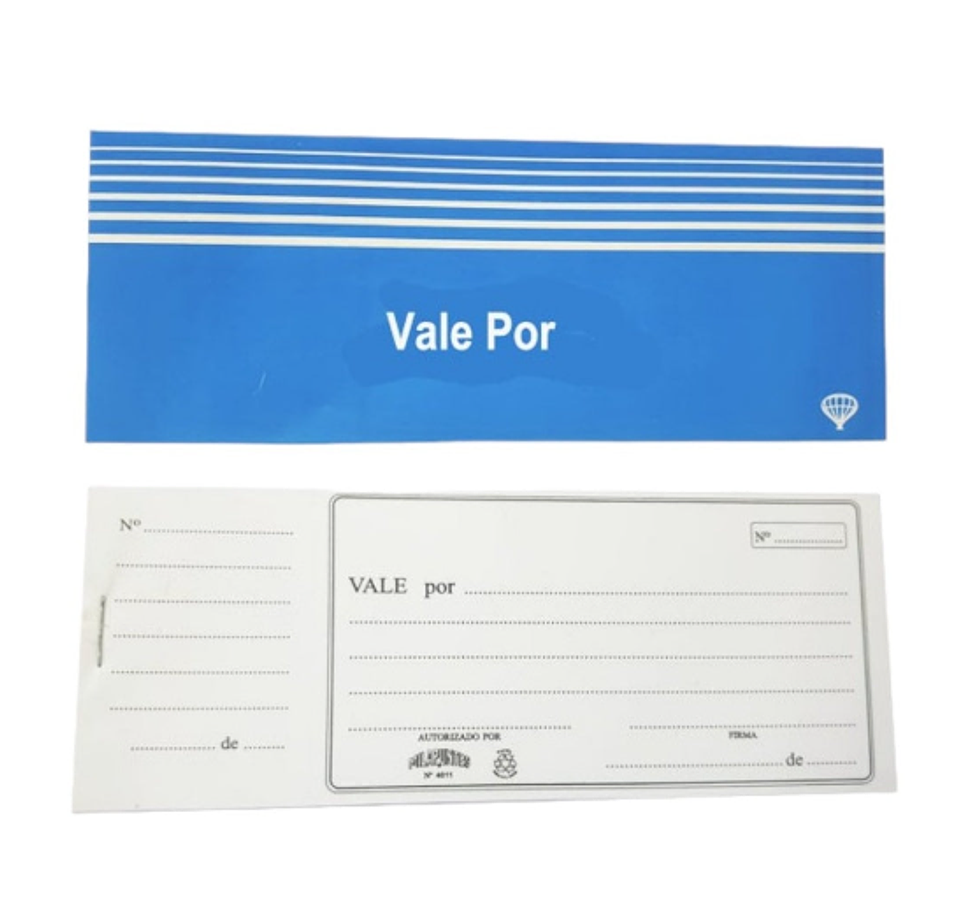 Talonario Vale Por Paredones 1