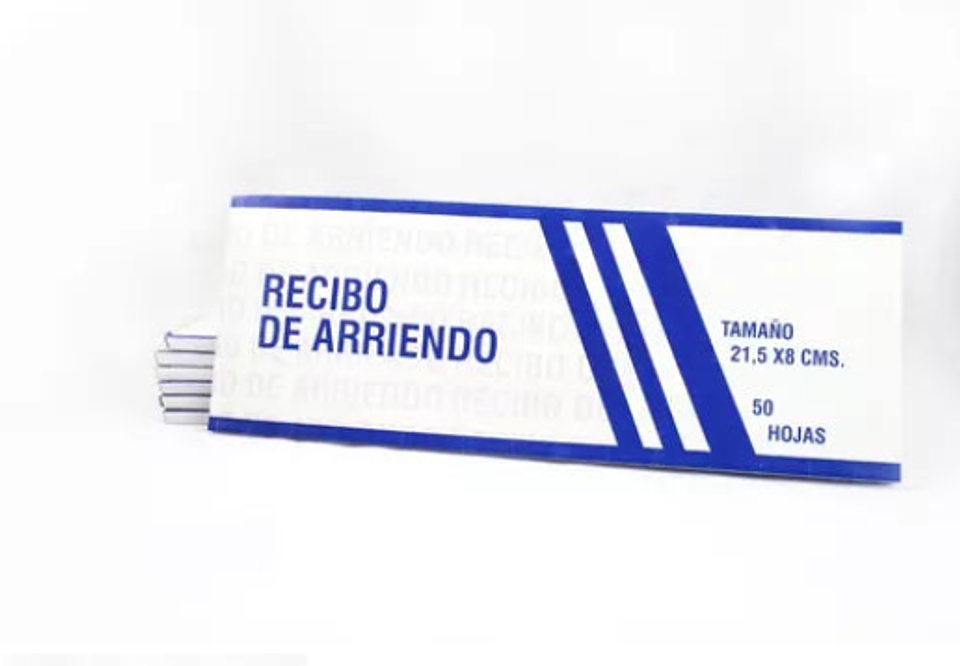Talonario Recibo De Arriendo Paredones 1