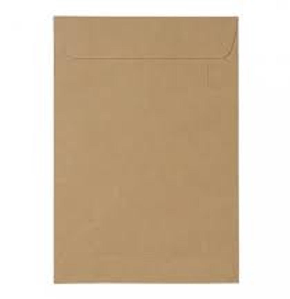 SOBRE SACO OFICIO KRAFT 25X35C, 80GR 1