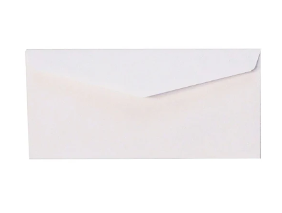 SOBRE AMERICANO 80GRS BLANCO 10 UNI 1