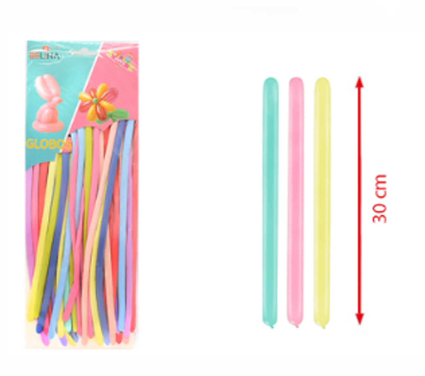 Globos Largos 40Uni 30Cm 1