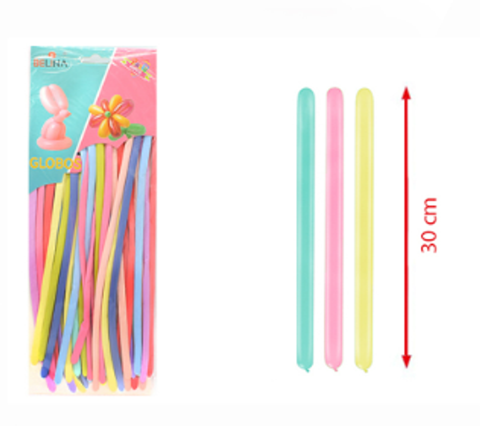 Globos Largos 40Uni 30Cm 1