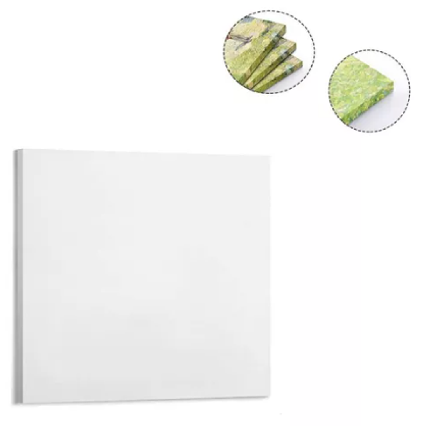 Bastidor Lienzo De Tela Pintura 20x20cm 1