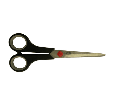 Tijera oficina 18 cm isofit