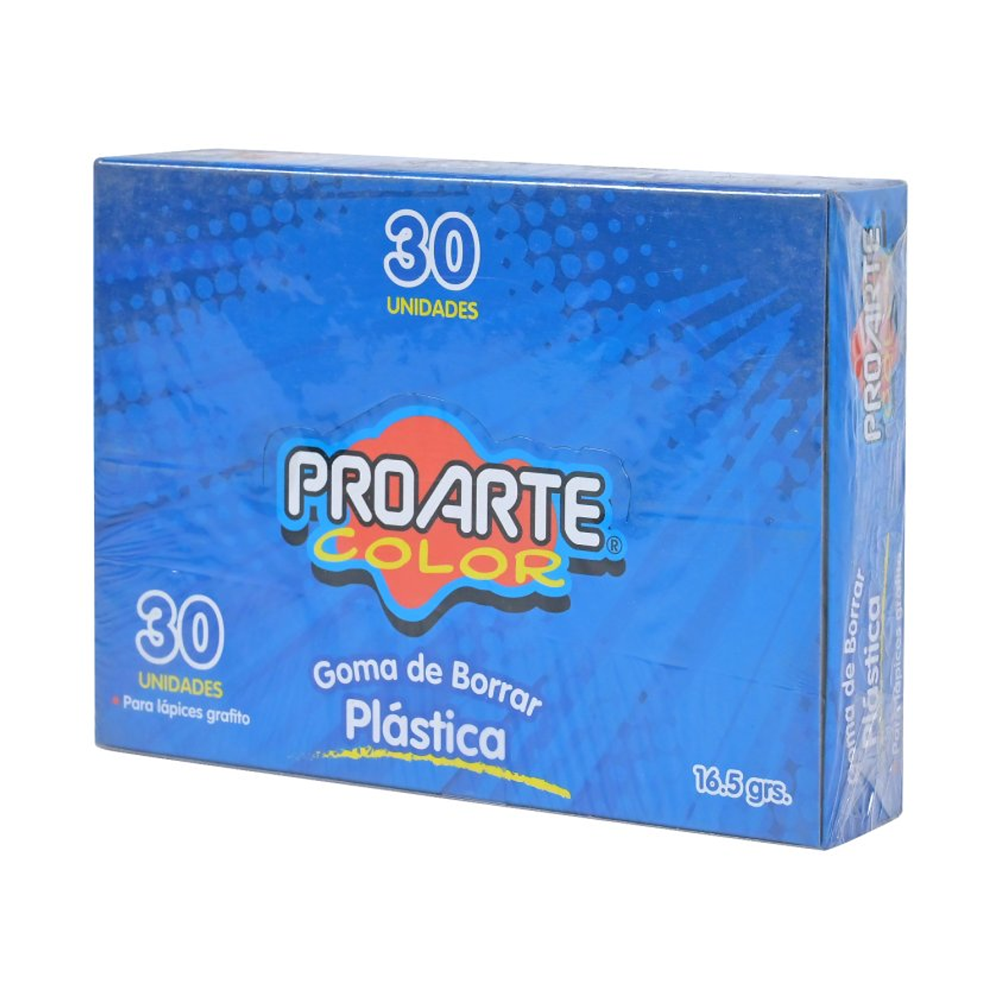 CAJA GOMA DE BORRAR PLASTICA 30UNI PROARTE 1