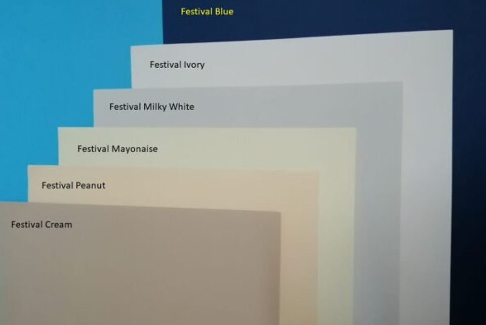 RESMA OPALINA HILADA TAMAÑO OFICIO 200GR FESTIVAL IVORY 100HJS 1