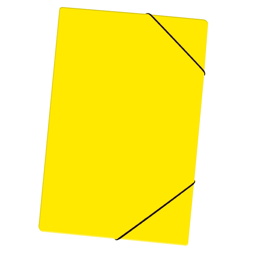 Carpeta con Elastico Oficio Color Amarillo Isofit 1