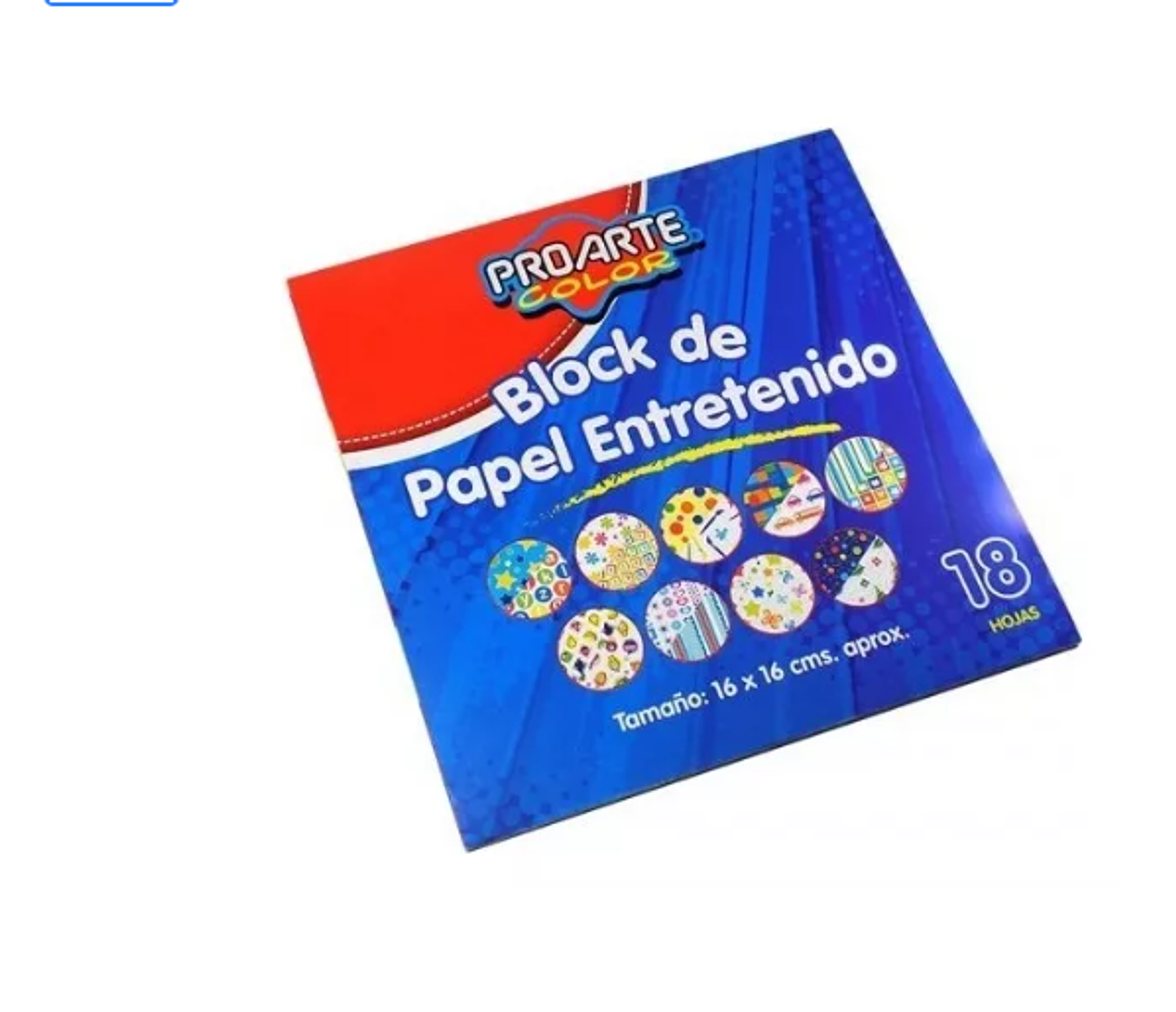 Block Papel Entretenido 16X16cm 18 Hjs Proarte 1