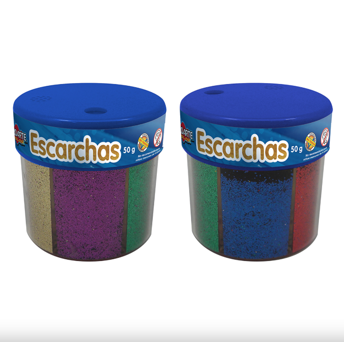 Escarcha 6 colores Proarte 1