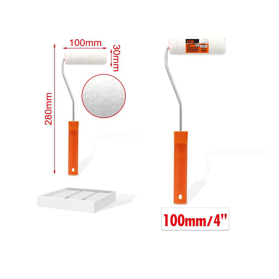 Rodillo pintar espuma 10cm Kmt Tools 1