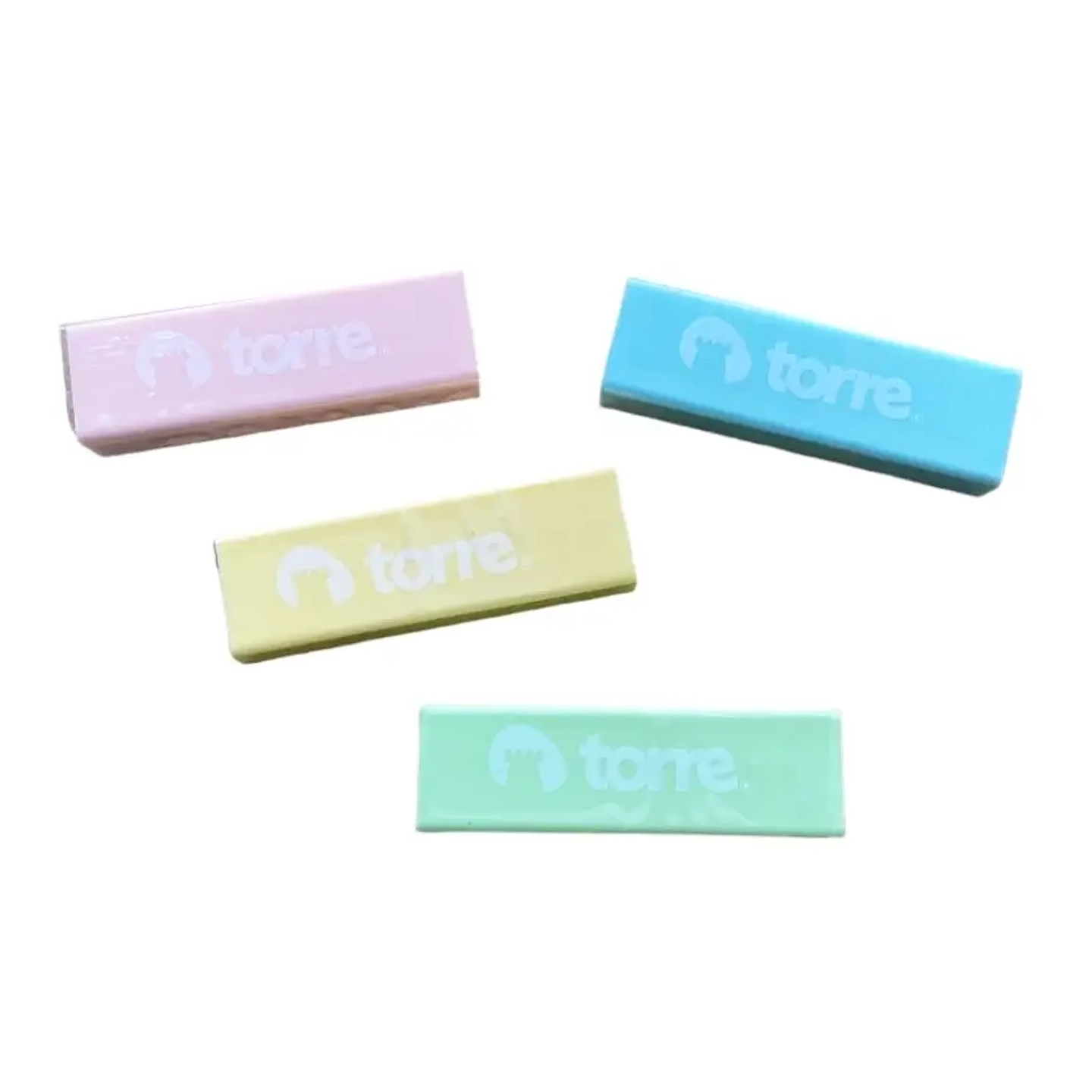 Goma de Borrar Colores Pasteles Torre 1