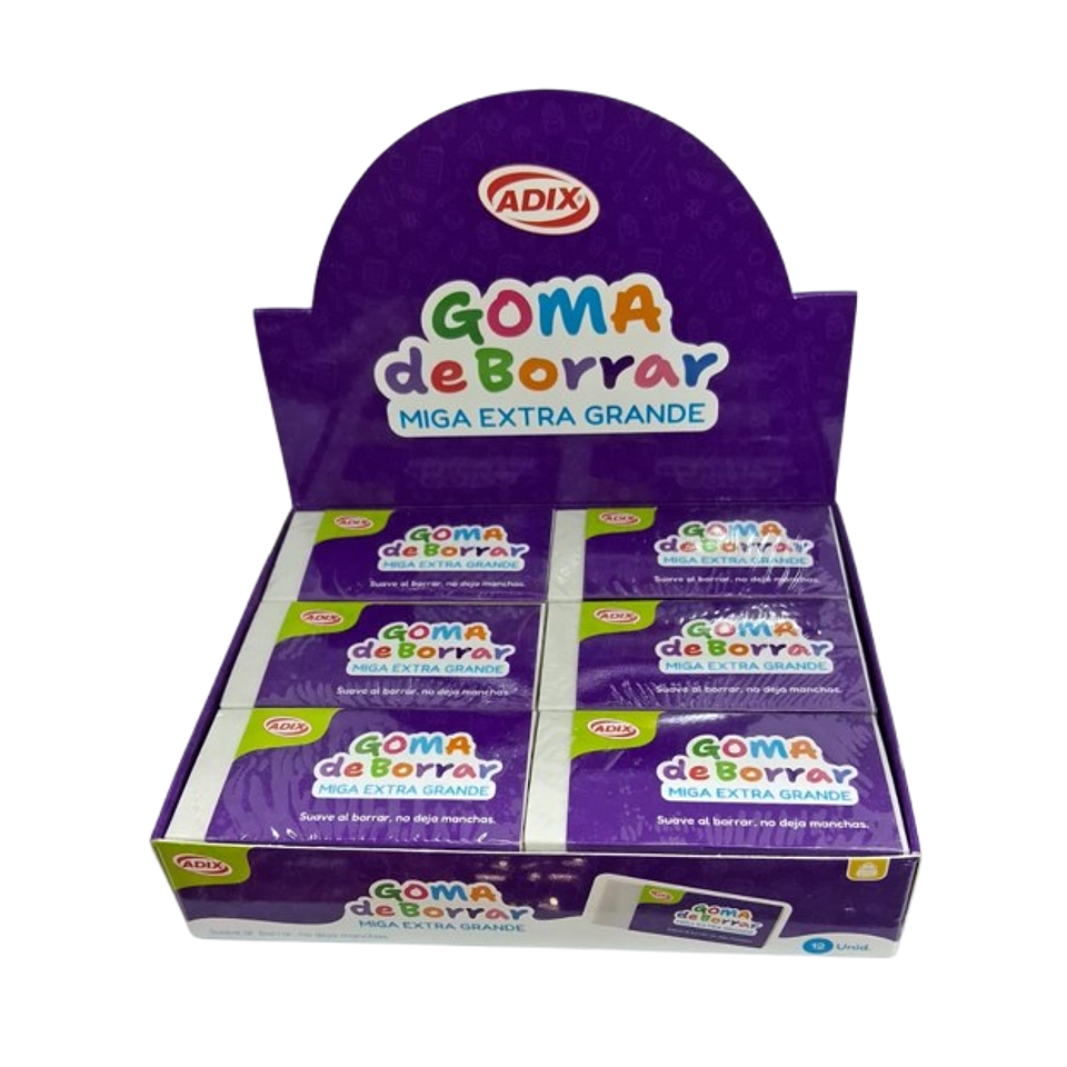 Goma de Borrar Miga Extra Grande (026) Adix 1