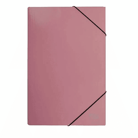 Carpeta con Elástico Oficio Cartón Color Rosado (005) Adix