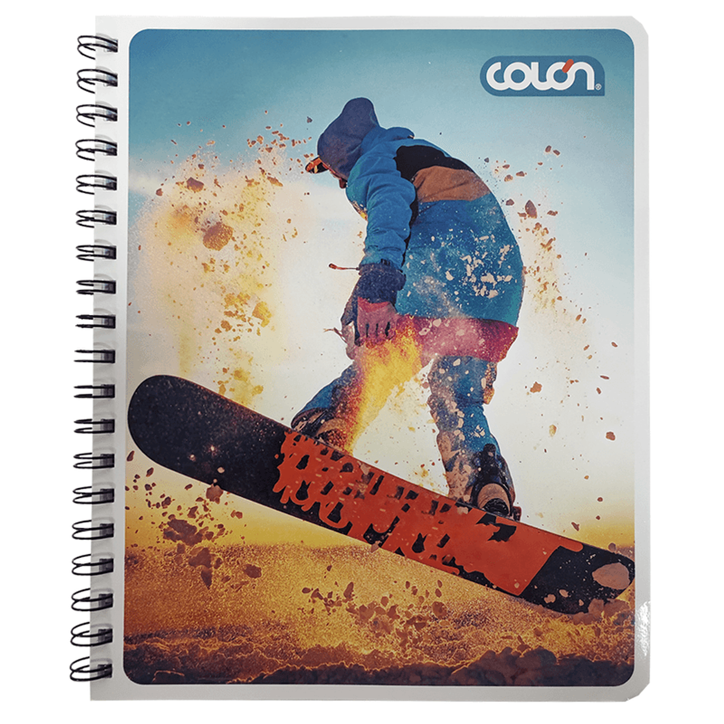 Cuaderno Universitario Basic Cuadro Grande 7mm 100hjs Colon 1