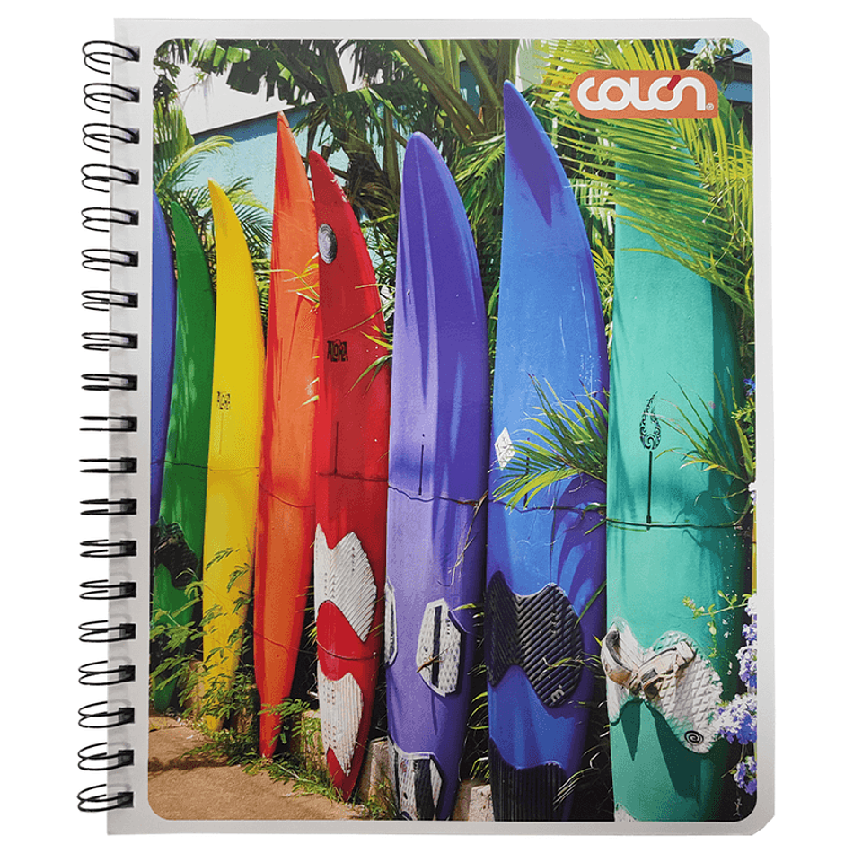 Cuaderno Universitario Basic Cuadro Grande 7mm 100hjs Colon 3