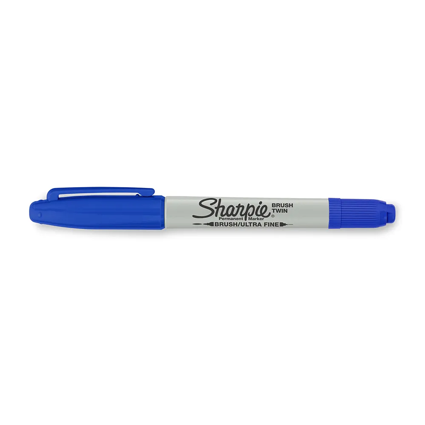 Marcador Permanente Doble Punta Color Azul Sharpie 1