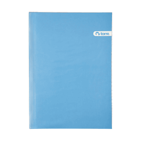 Carpeta Plastificada con Accoclip Color Celeste Torre