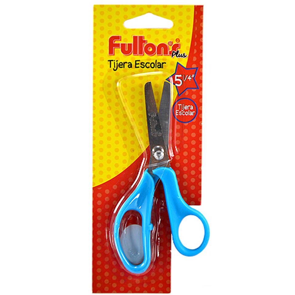 Tijera Escolar Punta Redonda 5 1/4 Fultons 1