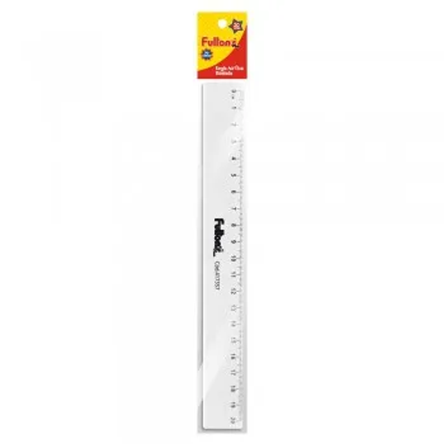 Regla Acrílica Biselada Humo 20cm Fultons 1