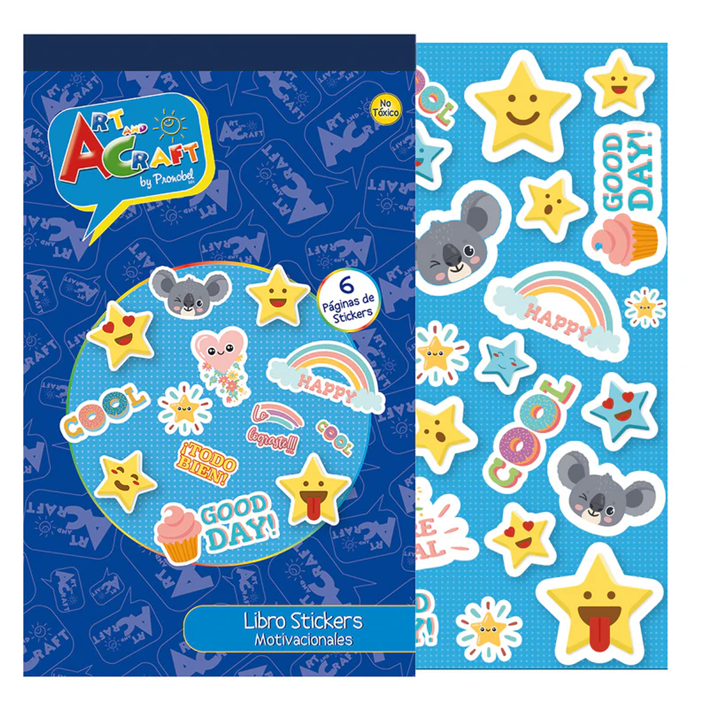 Block Stickers Adhesivos Motivacionales 6pag Art&Craft 1