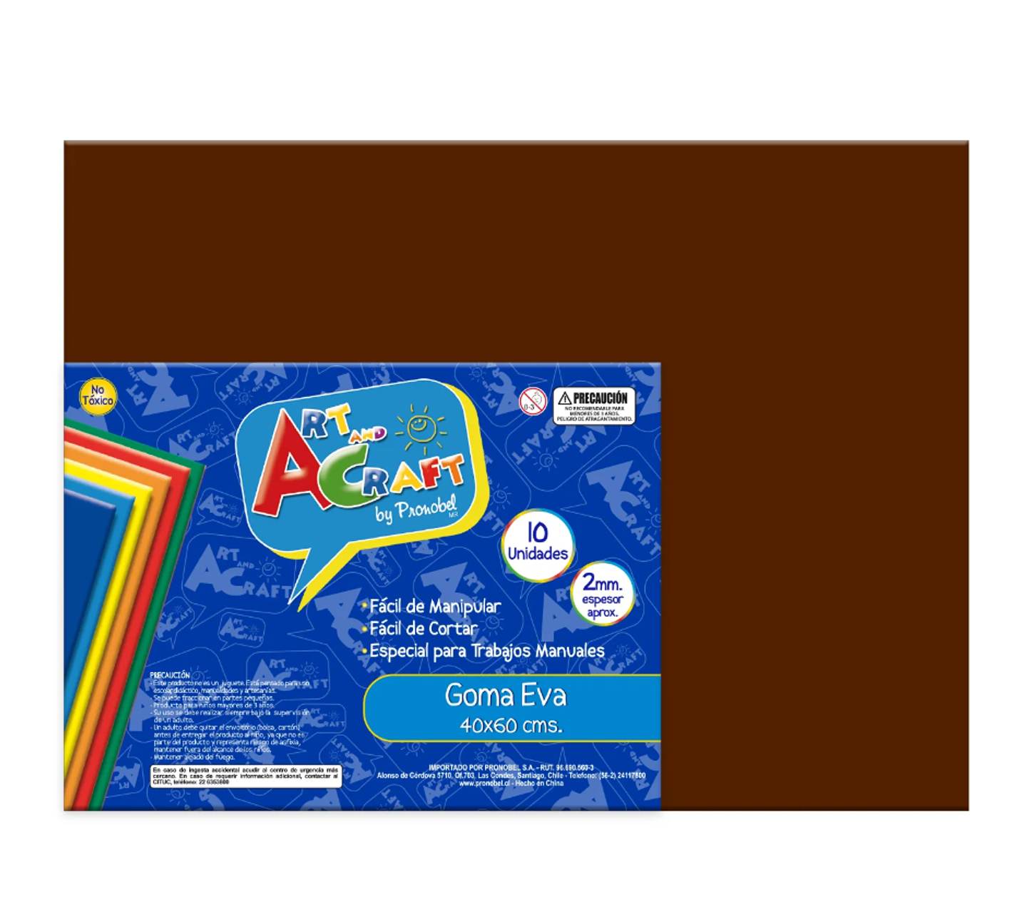 GOMA EVA 40X60 CM 2MM. CAFE ART & CRAF 1