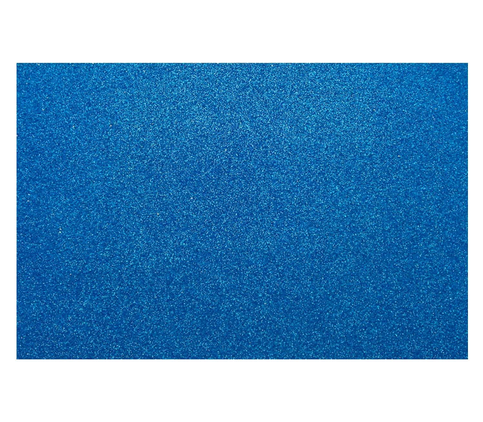 GOMA EVA GLITTER 40X60 CM AZUL BOLSA 10 UNIDADES ART & CRAF 1
