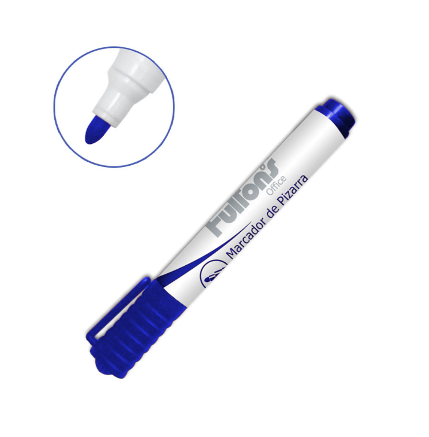 MARCADOR DE PIZARRA DESECH. PTA.RED. AZUL FULTONS 1