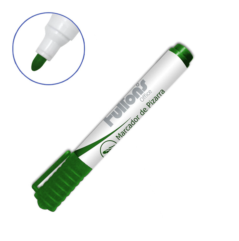 MARCADOR DE PIZARRA DESECH. PTA.RED. VERDE FULTONS 1