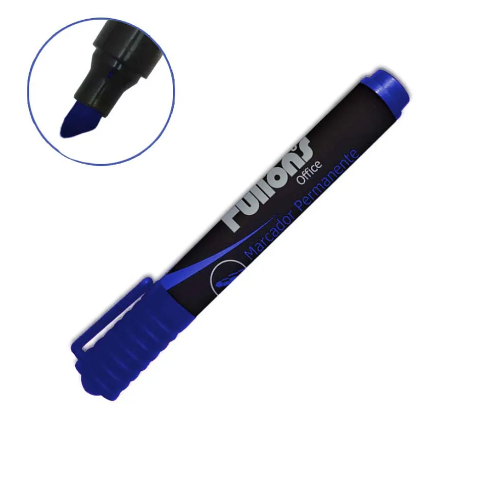 MARCADOR PERM. DESECH. PTA.BISEL. AZUL CPO. PLAST. FULTONS 1