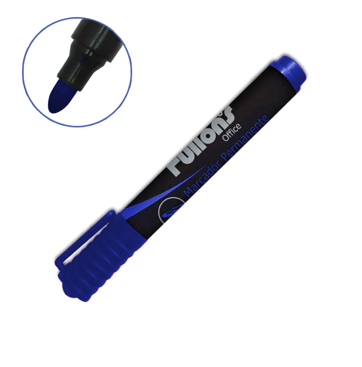 MARCADOR PERM. PTA.RED. AZUL FULTONS 1
