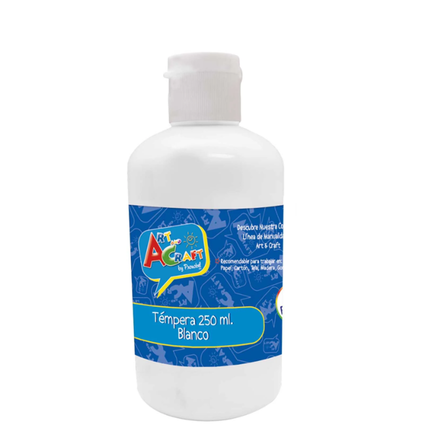 TEMPERA 250 ML. BLANCO ART & CRAFT 1