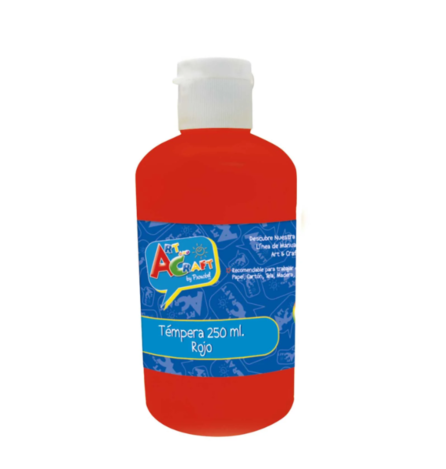 TEMPERA 250 ML. ROJO ART & CRAFT 1