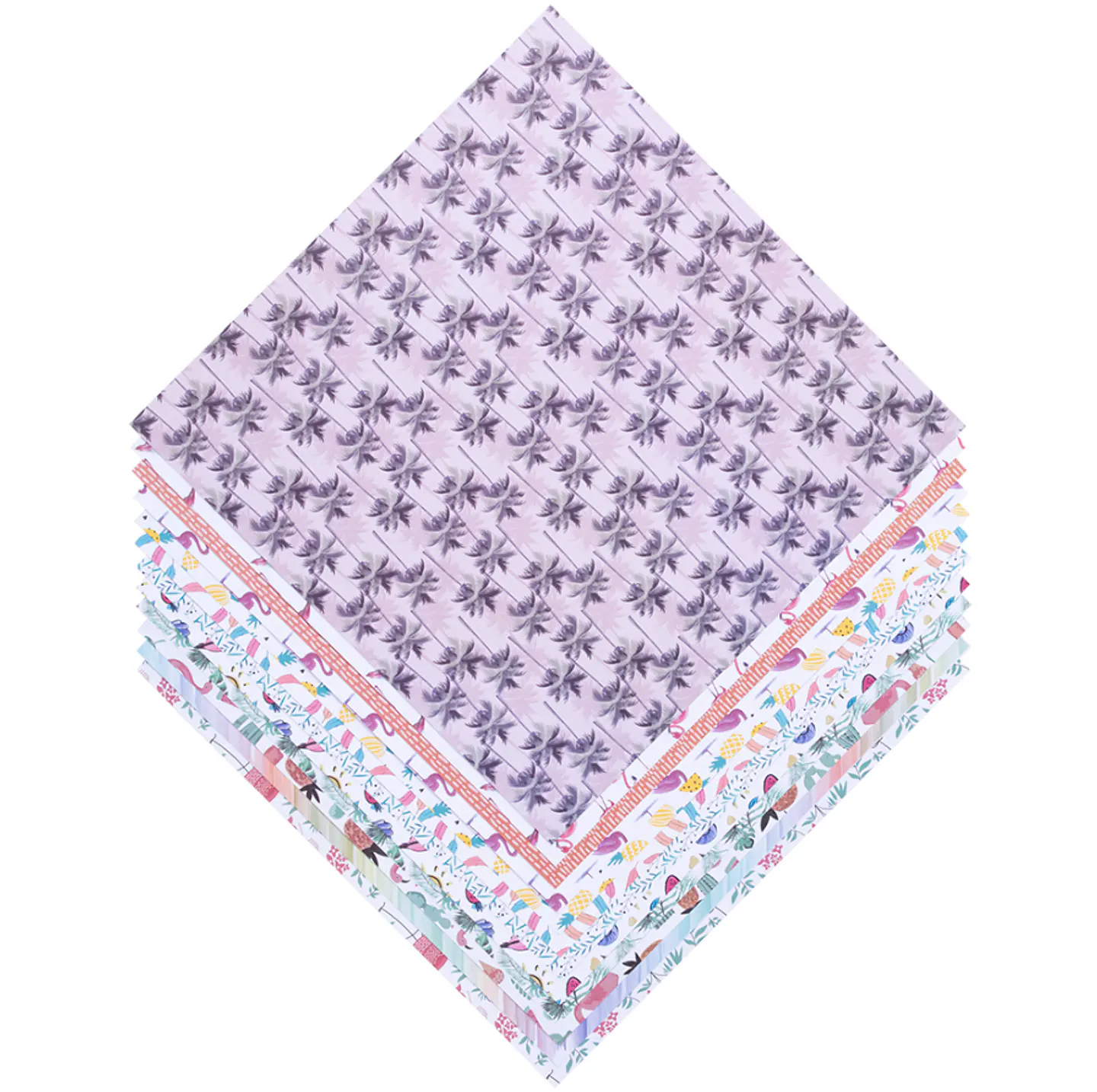 Cartulina 12 Diseños Tropical 24u Creative 2