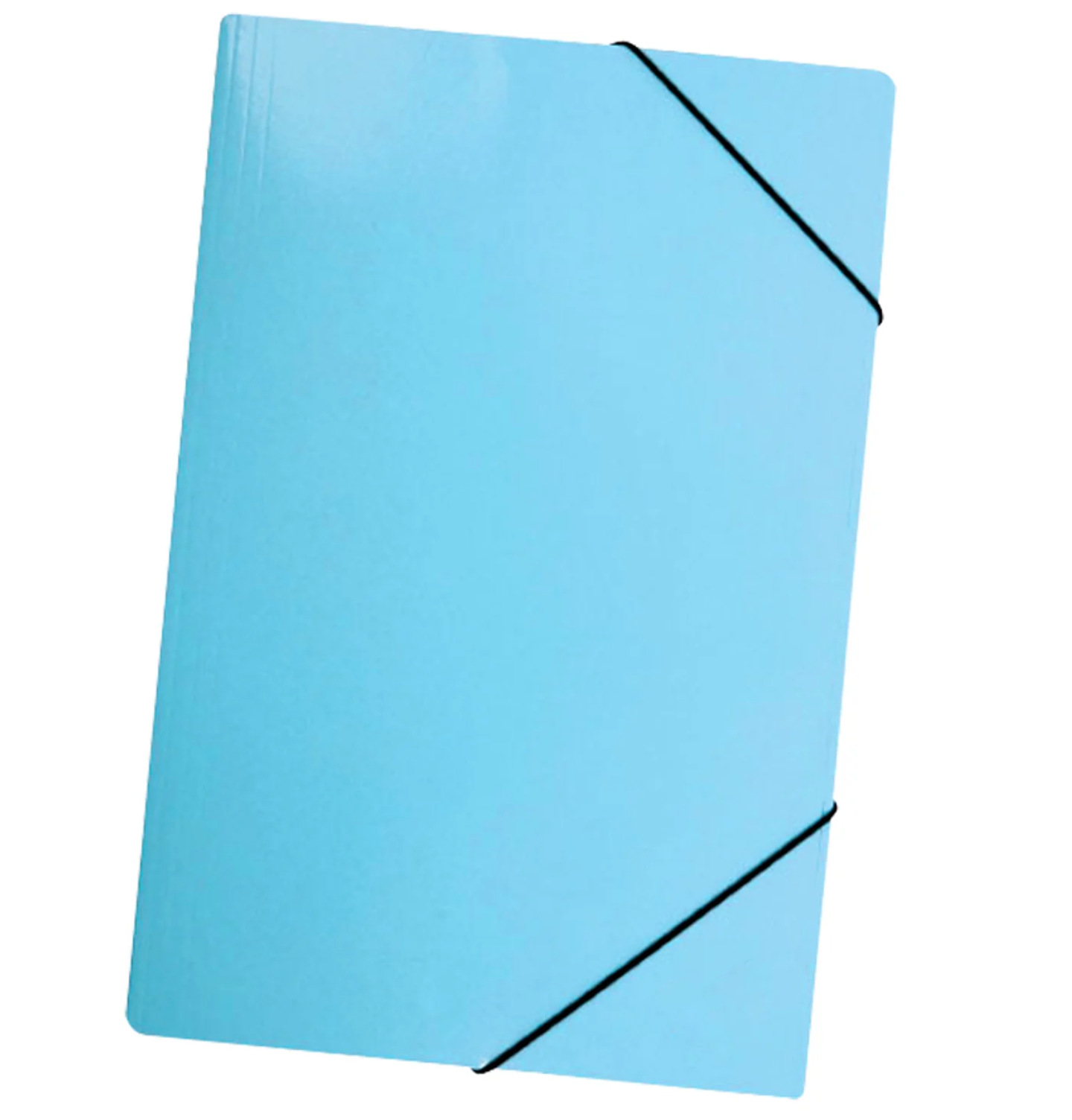 CARPETA C/ELASTICO ESTANDAR OF.CART.CELESTE PASTEL LAVORO 1