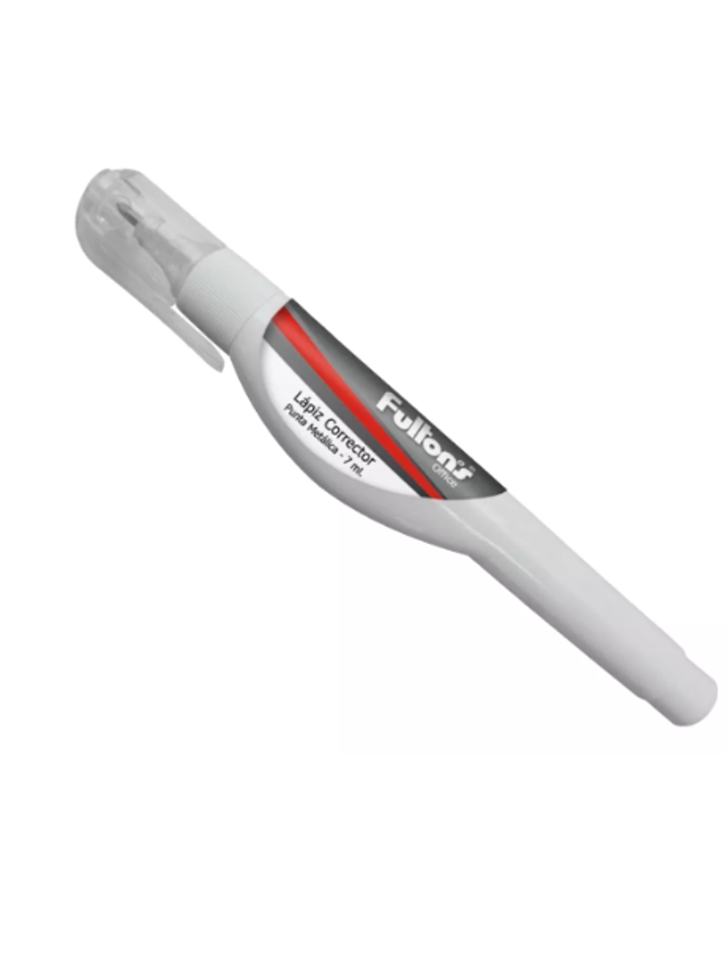 CORRECTOR LIQ. LAPIZ PTA. METALICA BLANCO FULTONS 1