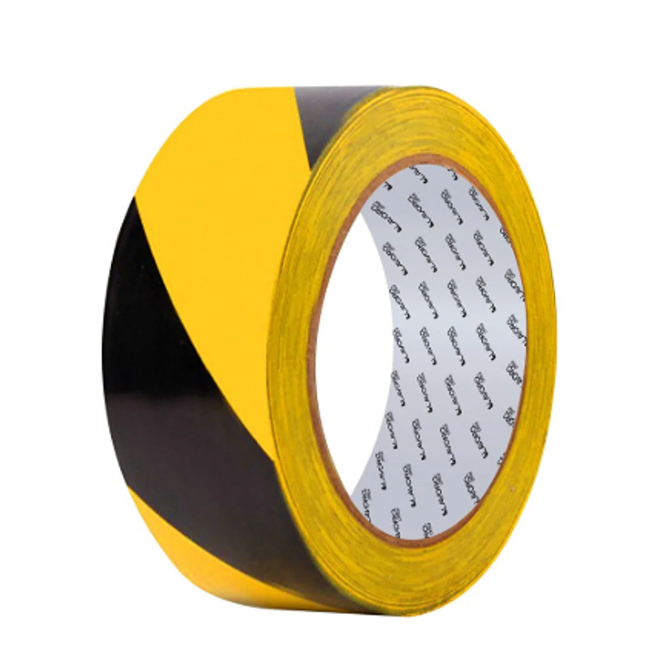 CINTA DELIMITADORA 15MTX50MM AMARILLO/NEGRO 1