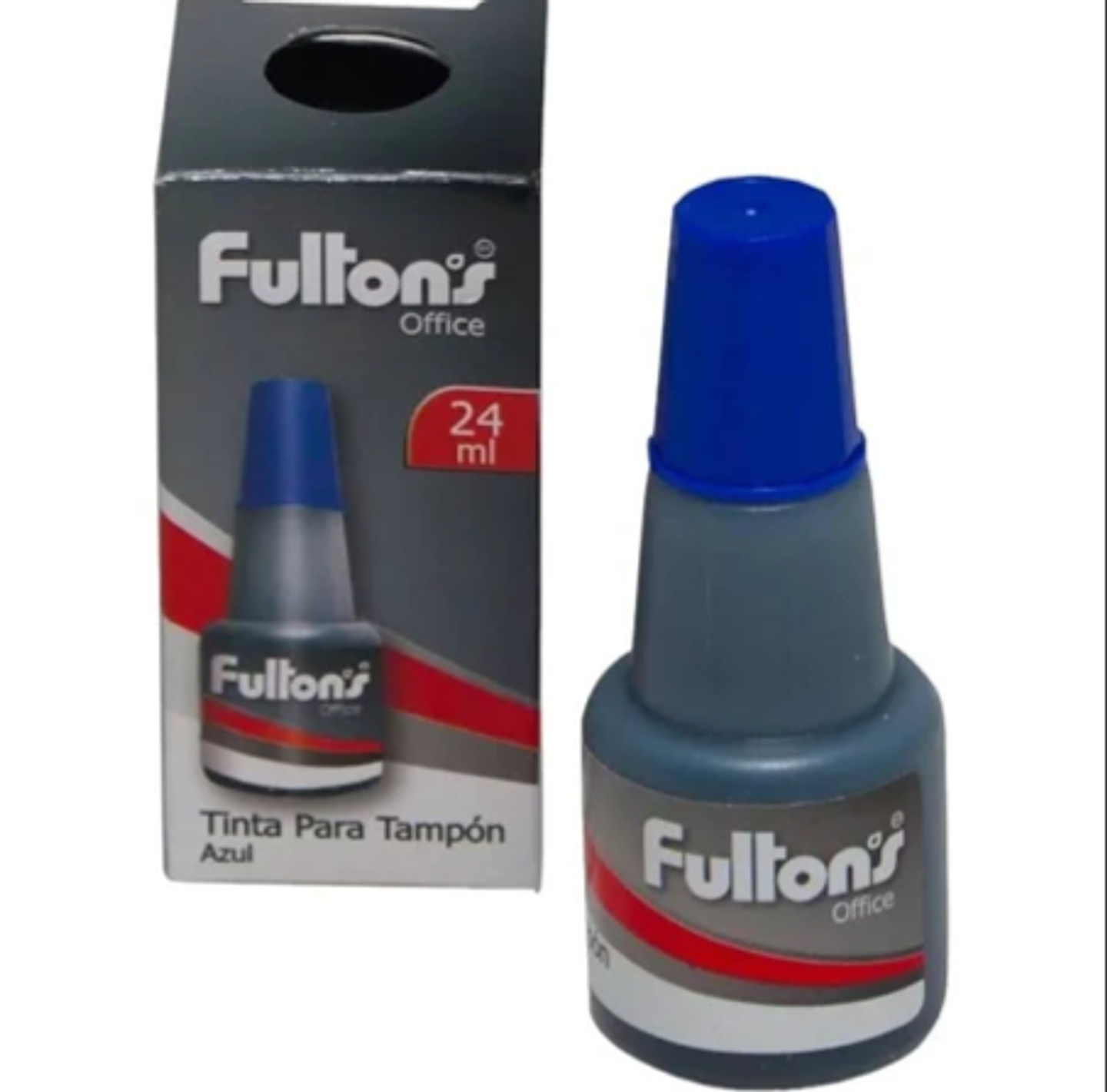 TINTA P/TAMPON FCO.DE 24 ML. AZUL FULTONS 354462 1