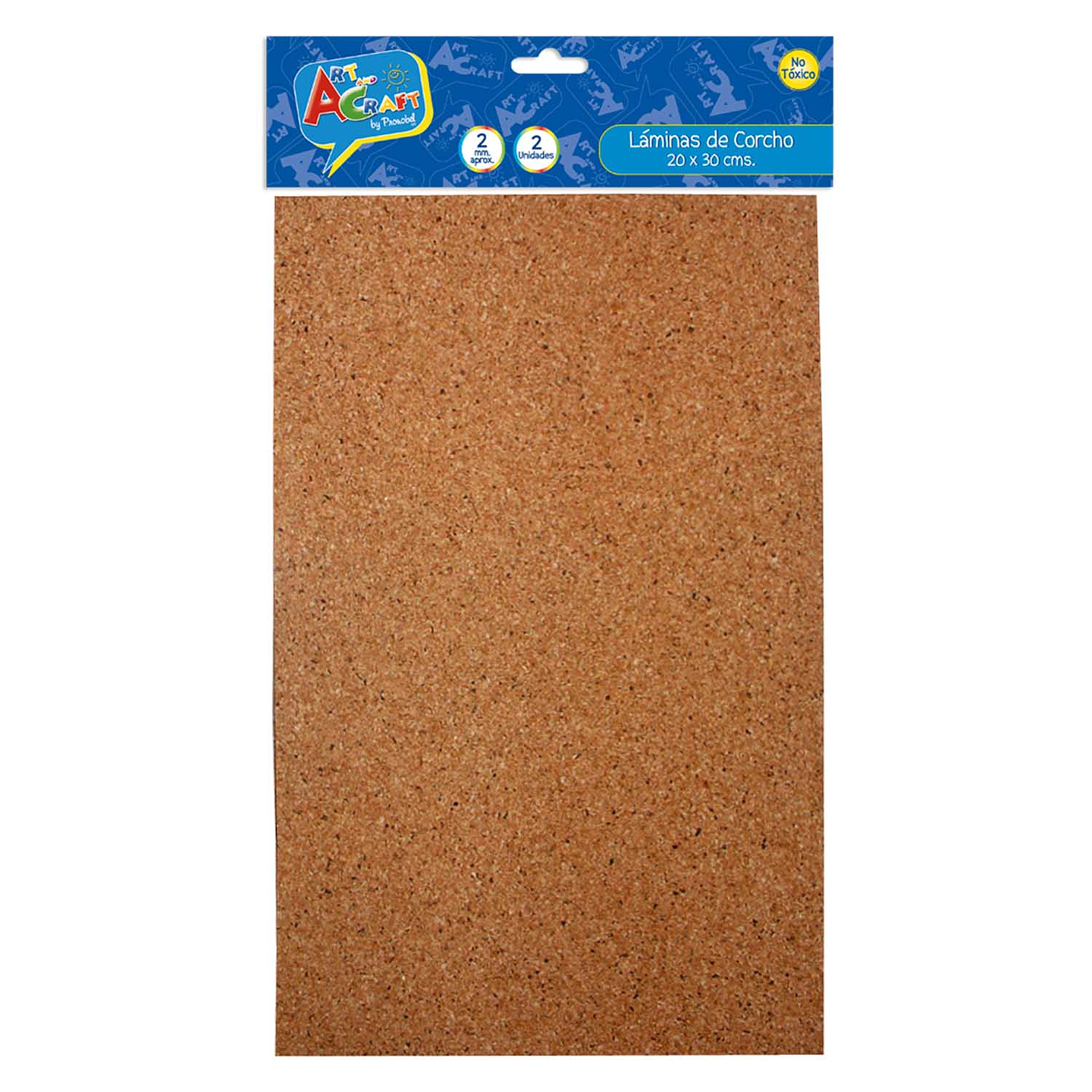 LAMINA CORCHO 2 UN. 20X30 CM. ART & CRAFT 1