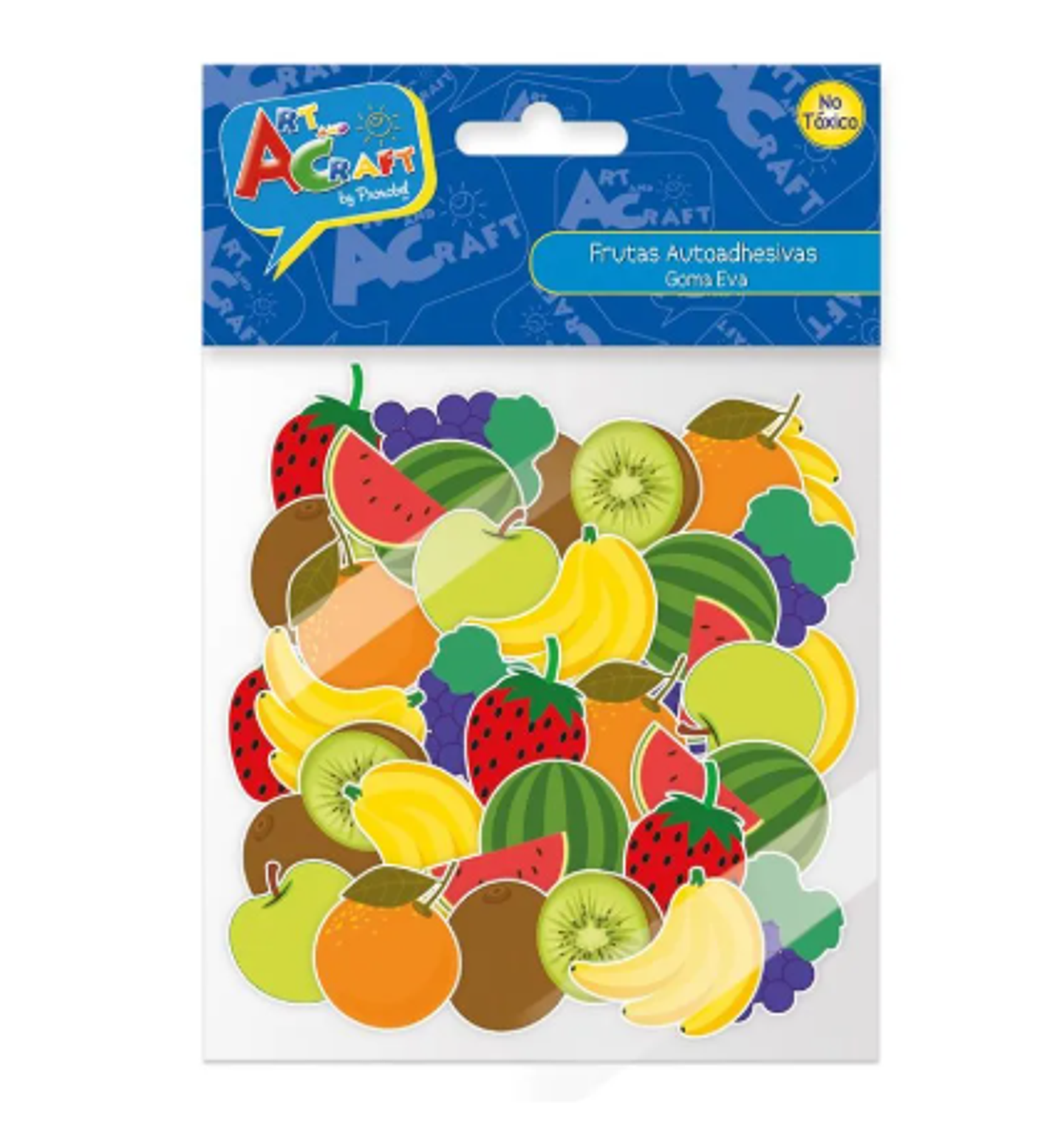 FIGURA FRUTA GOMA EVA 50PCS 1
