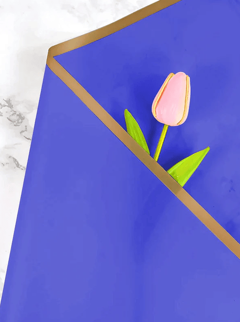 Papel Coreano Azul 57 X 57 Cm 20 Unidades