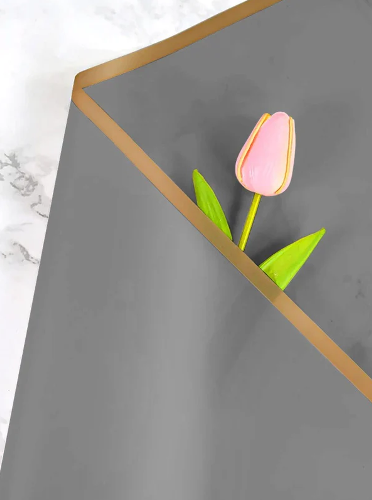 Papel Coreano Plateado 57 X 57 Cm 20 Uni 1