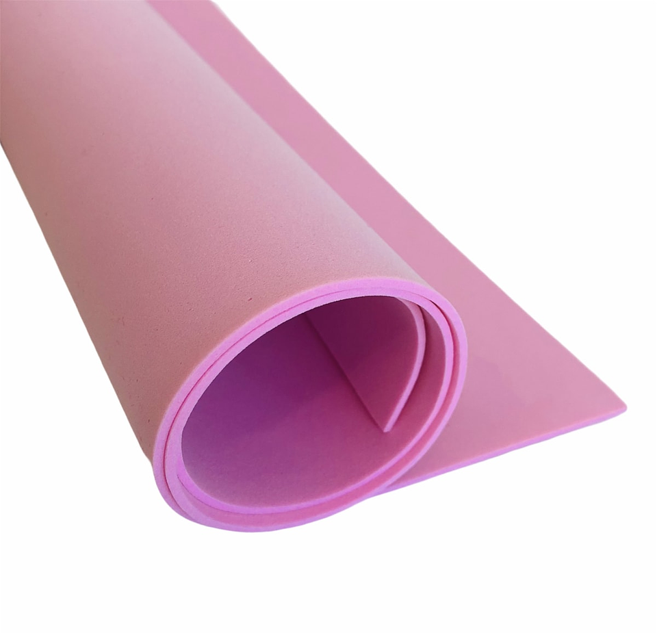 Pliego Goma Eva Lisa Color Rosado Claro 40X60Cm 1