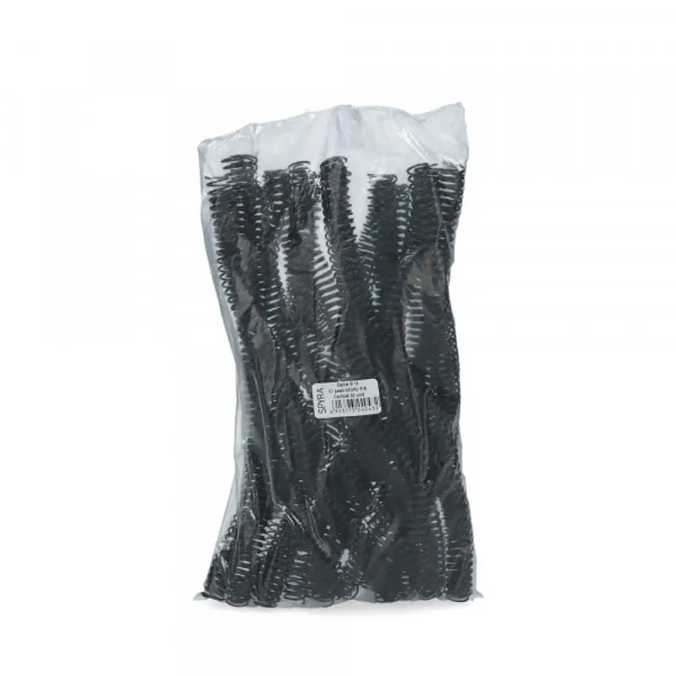 Espiral 14mm 50uni negro 1