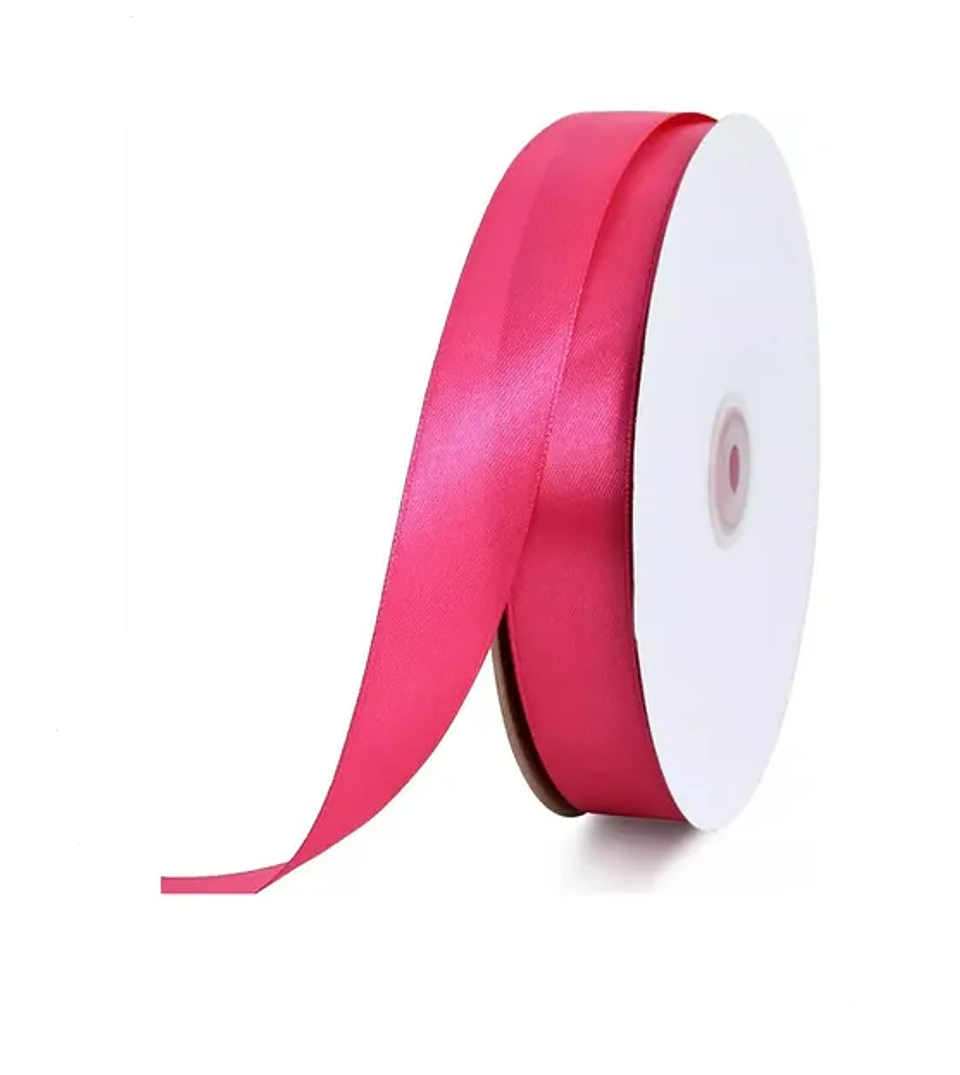 Cinta raso 15mm x 25mts fucsia motarro 1