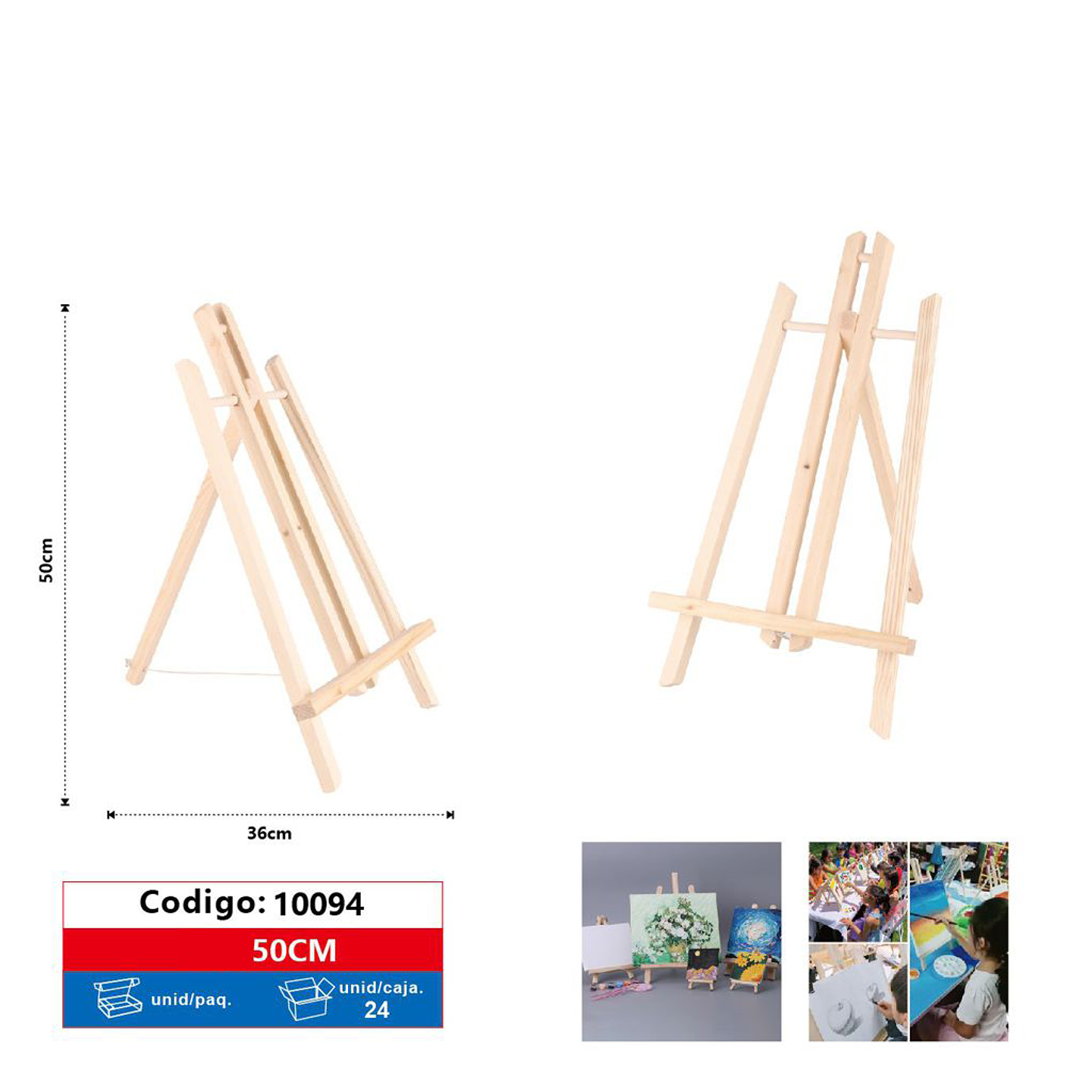 Atril Pintura Sobremesa 50cm 1