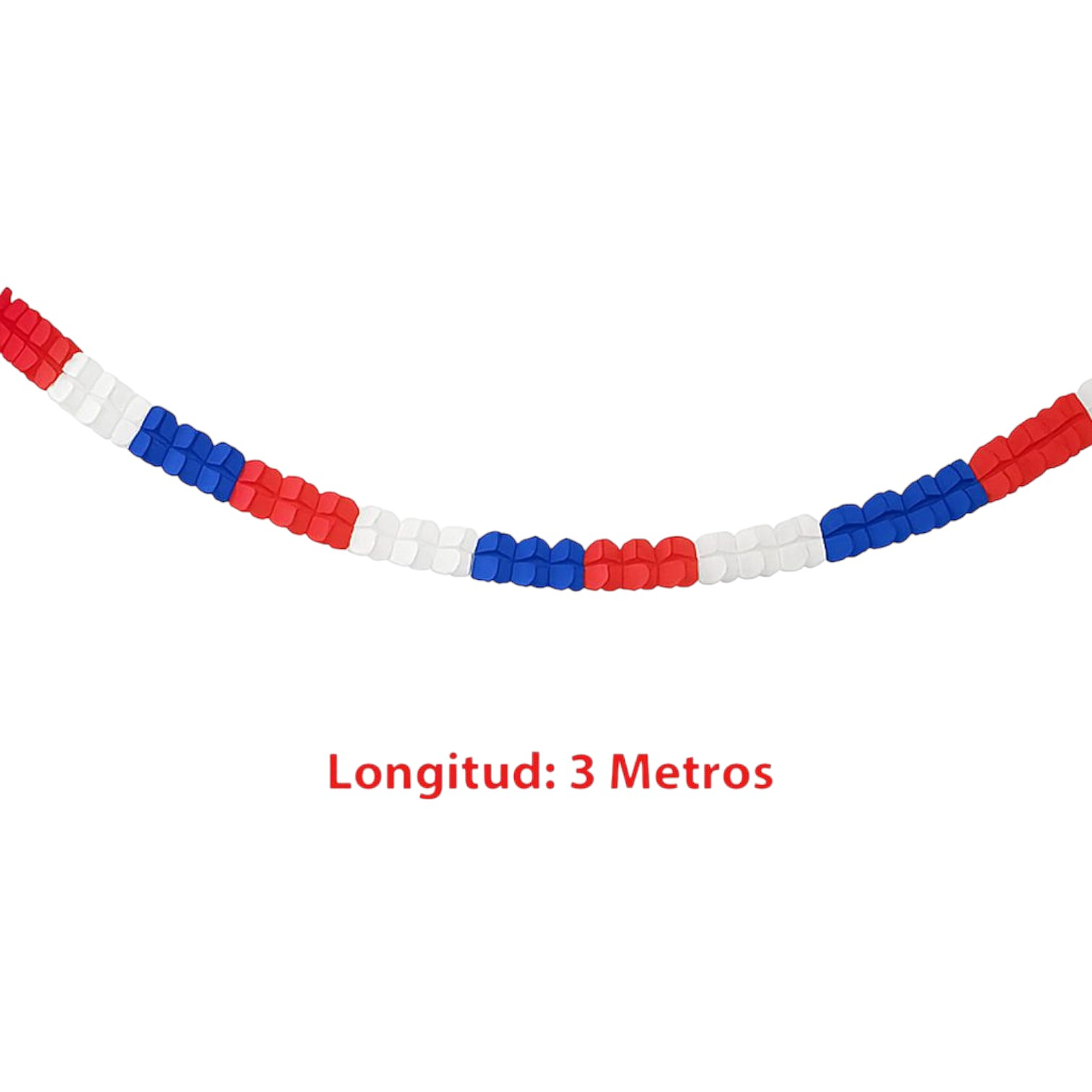 Guirnalda Dieciochera Tricolor 3mts Mod. 1 1